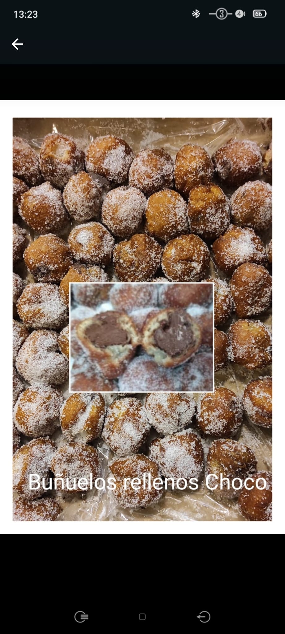 Buñuelo viento Choco TRIBO 1.5kg, repostería
