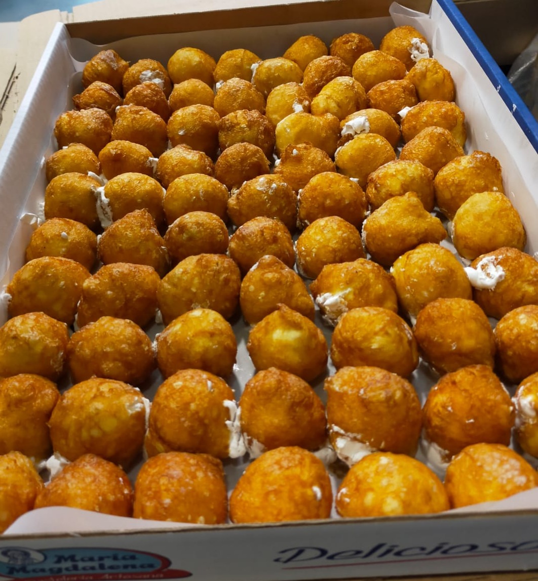 Buñuelos Nata MAGDALENA 1.5kg caja, repostería de María Magdalena