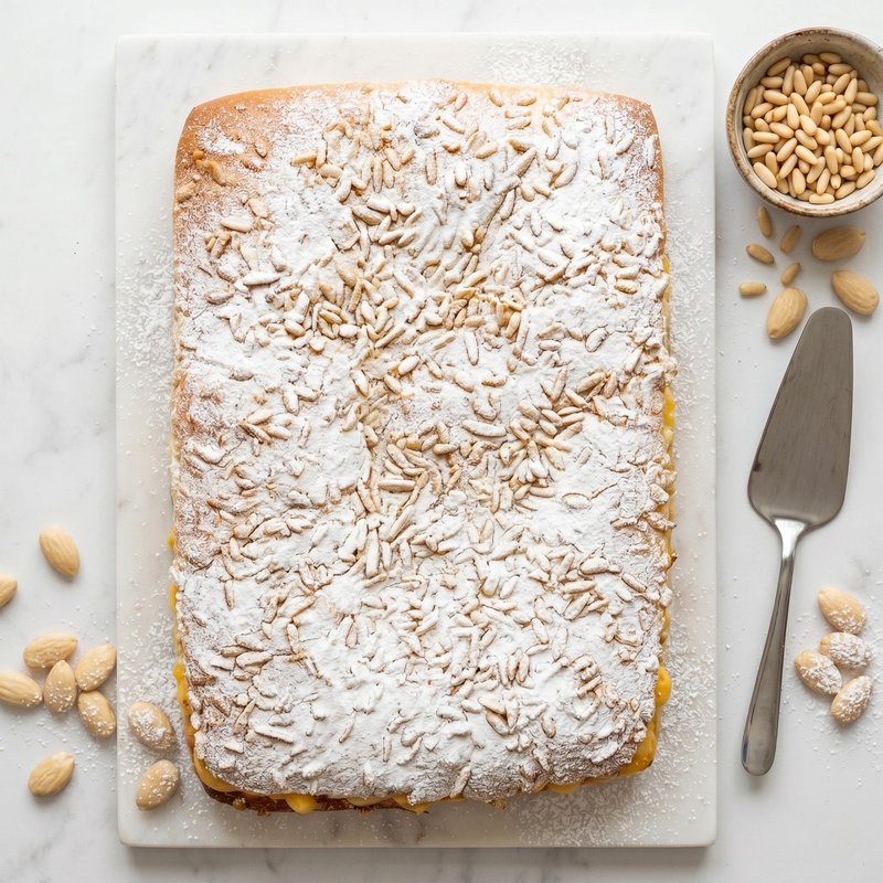 Coca de brioche con crema catalana FONTISI Belcan, grande con crema a canela