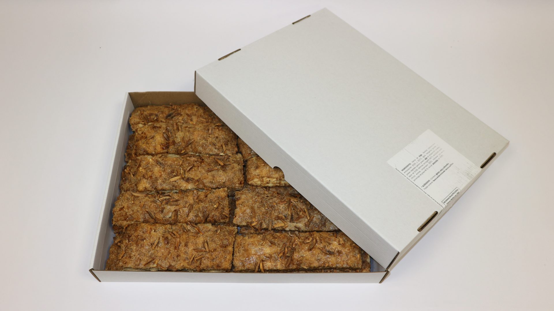 Coca Llardons Almendra TRIBO 1kg