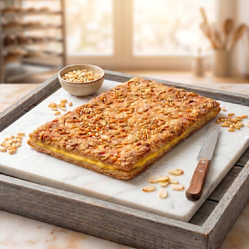 Hojaldre Crema Piñón 1/2kg BELCAN, sant joan