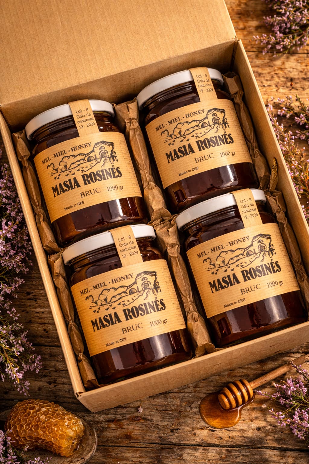 Tarro de Miel de Bruc Masiá Rosinés de 1 kg