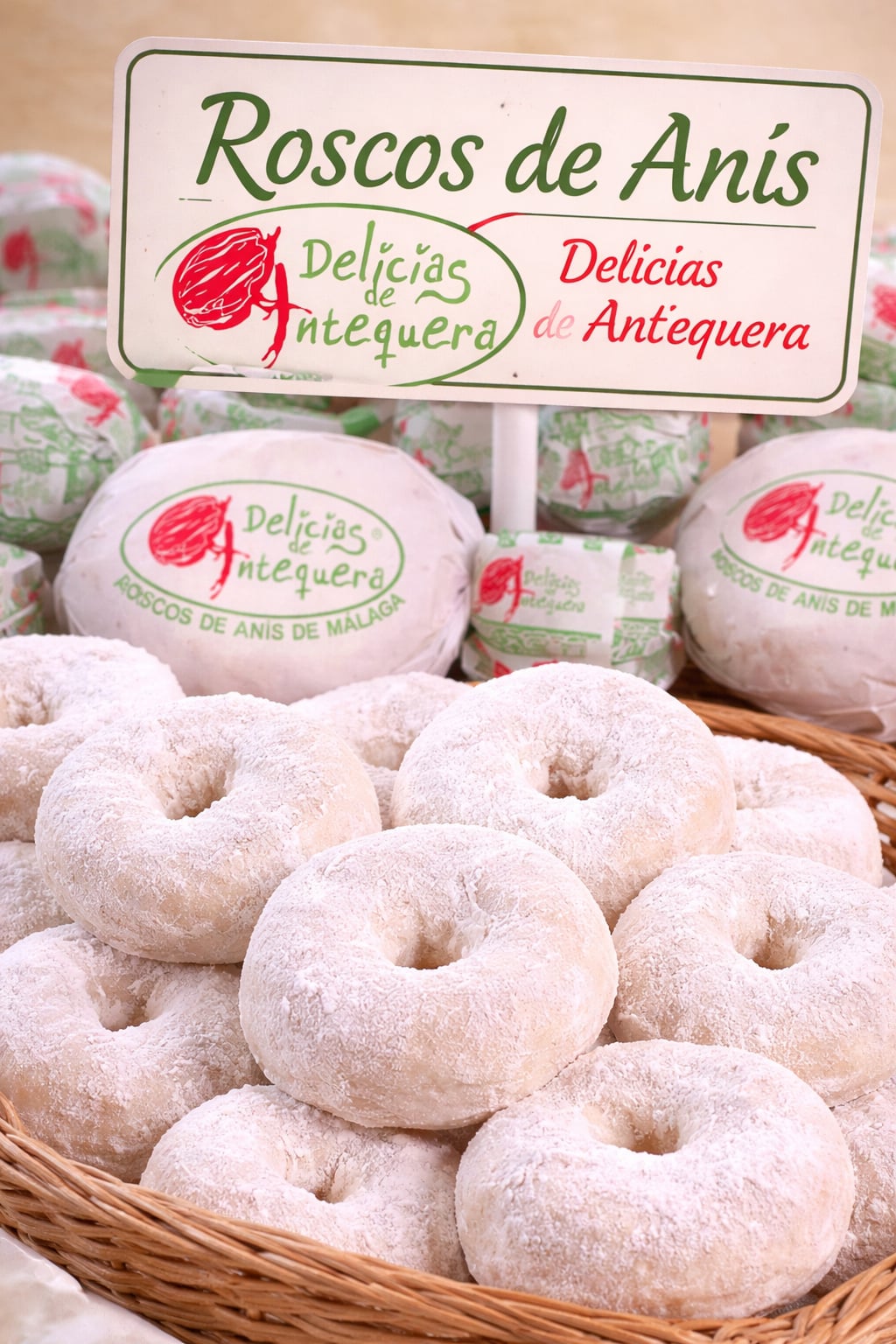 Rosco de anís de Antequera de Delicias de Antequera, crujiente y con perfume de anís