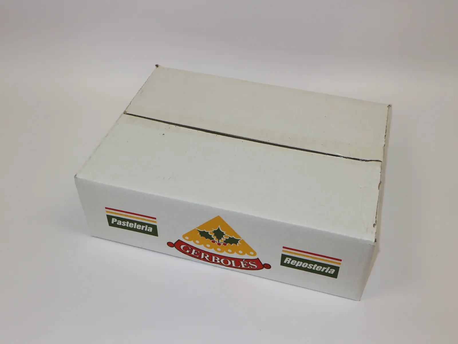 Caja de cartón del bizcocho de chocolate Gerbolés de 2 kg, formato de distribución