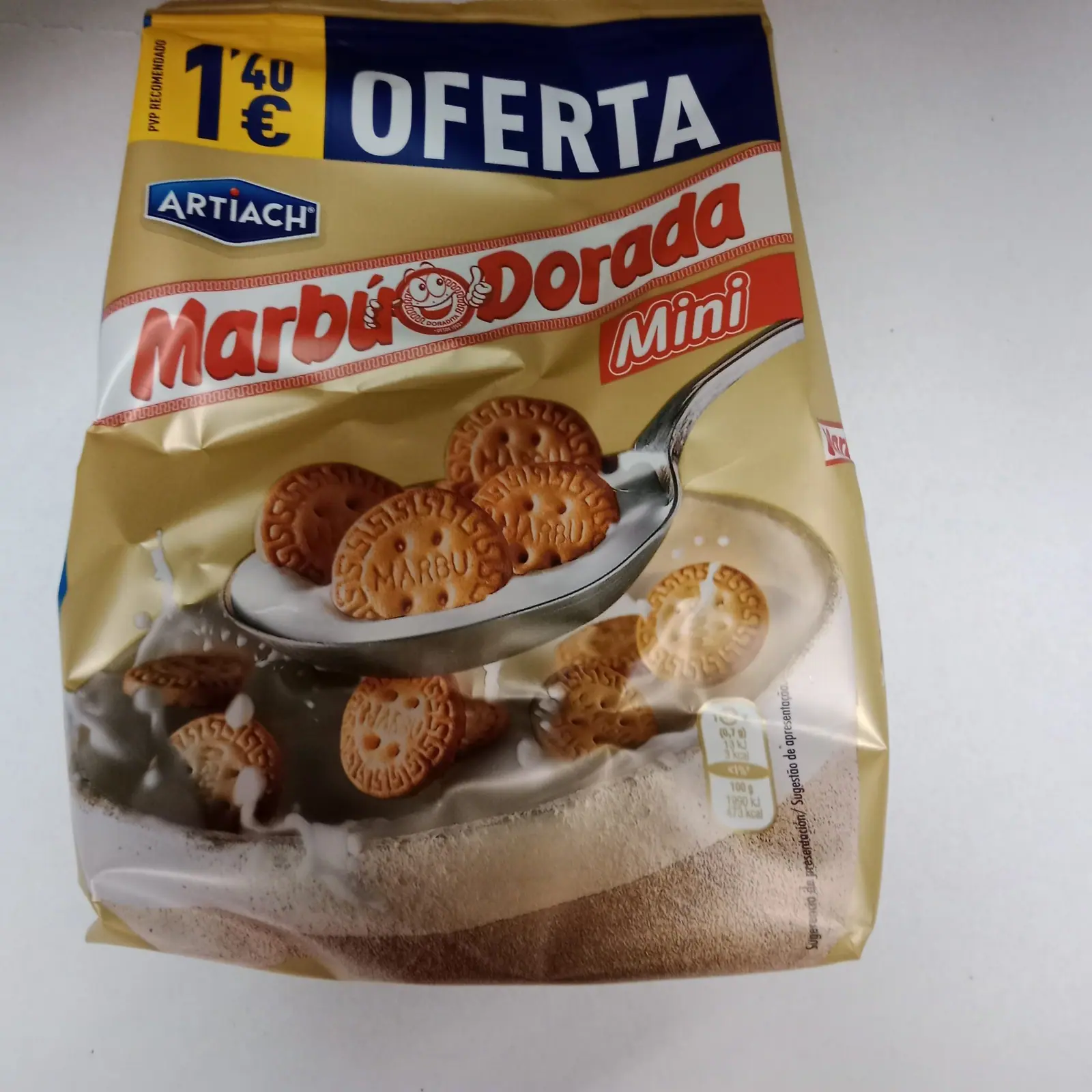 Mini Marbu Dorada 230g 8u 62803 Trigoric Caja uds
