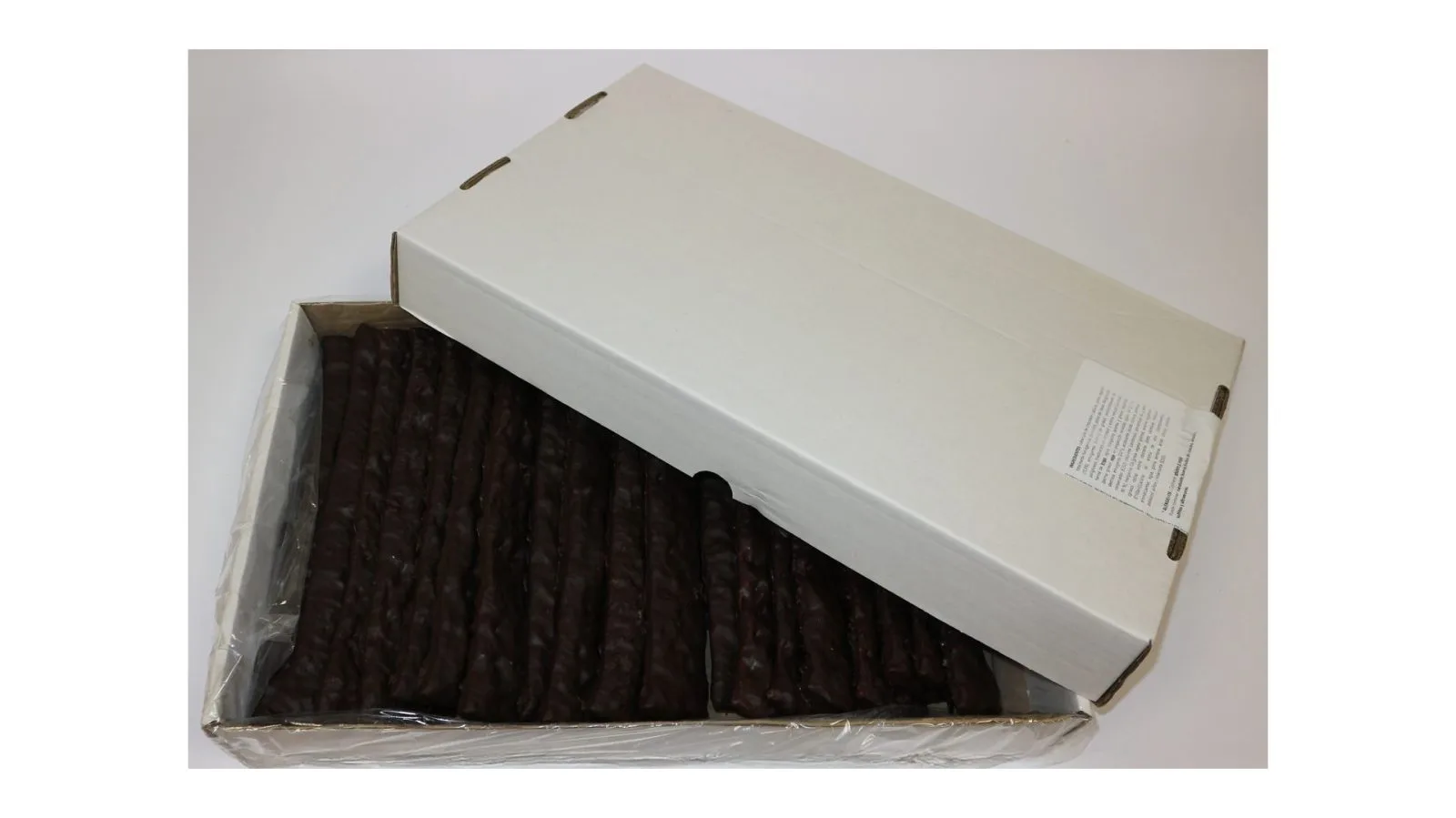 Caja abierta de coca de vidre de chocolate Tribó