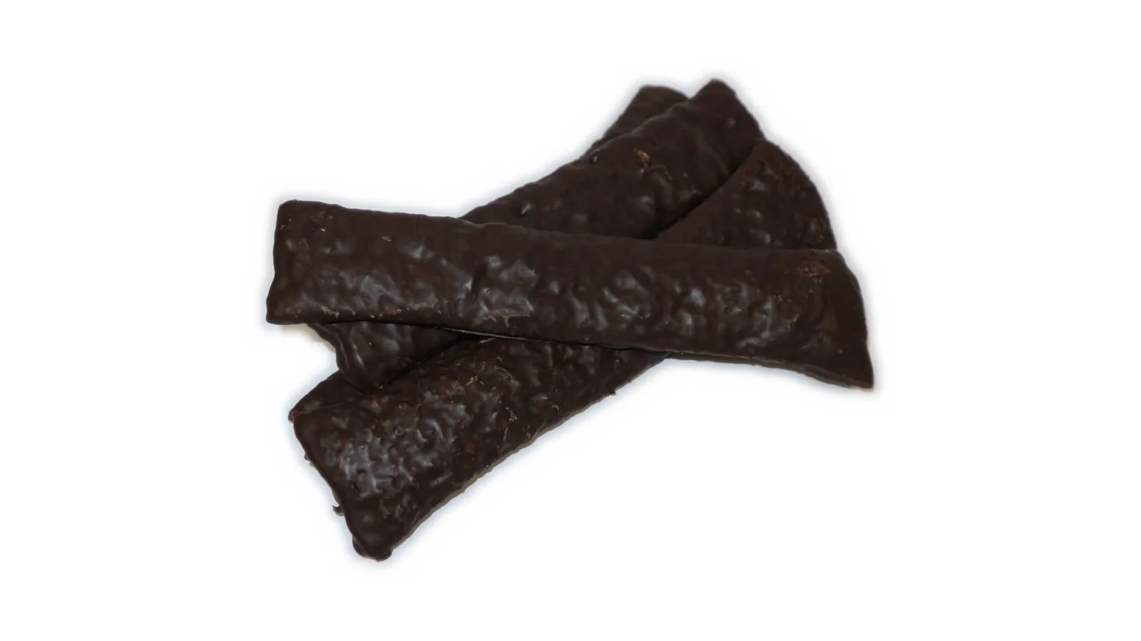 Coca de vidre de chocolate Tribó, láminas cruzadas