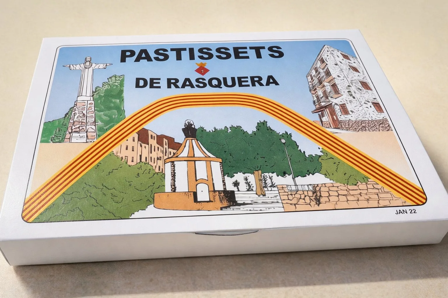 Mini Pastissets Cabello Rasquera Pastelería 8 Ud Caja 550 g aprox.